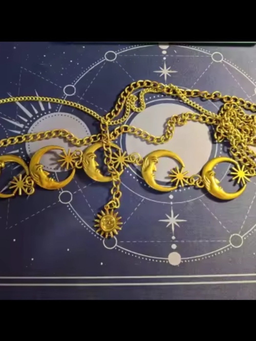 Gold Celestial Chain Belt - Picture 8 of 9